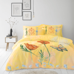Hand-Painted Duvet Cover