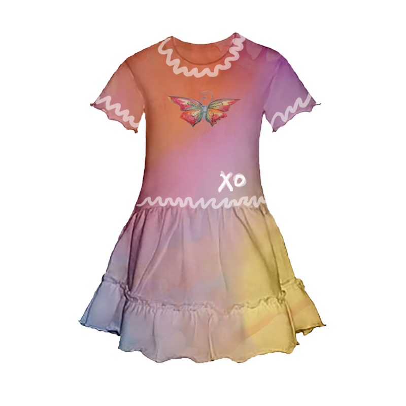 Infant Ruffle Dress by Jengers all in one ruffled infant dress