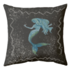 square pillow mermaid