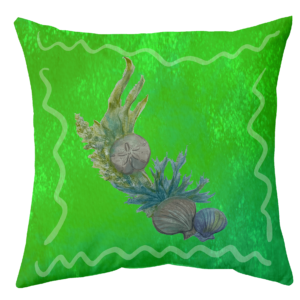 Hand Painted Accent Pillow Cover